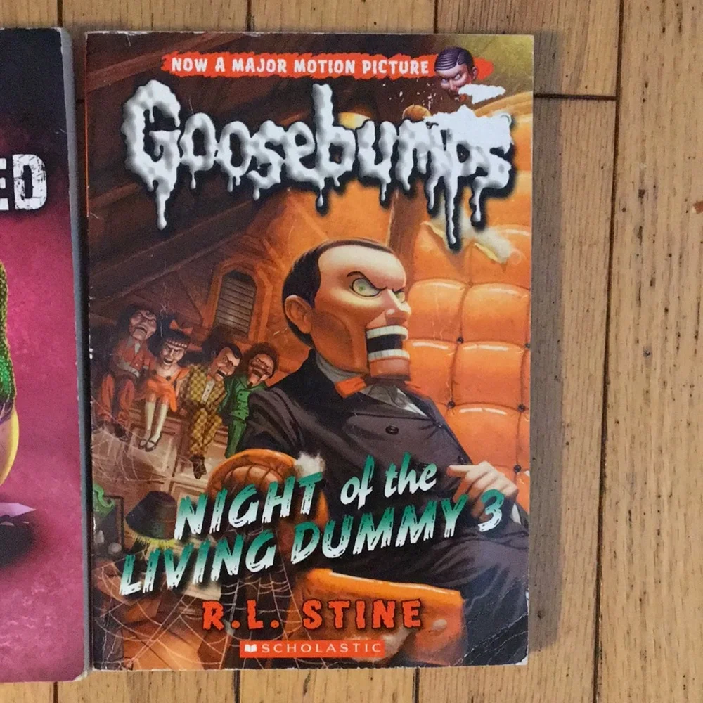 3 Pack of RL Stine’s Goosebumps books GUC Good Condition